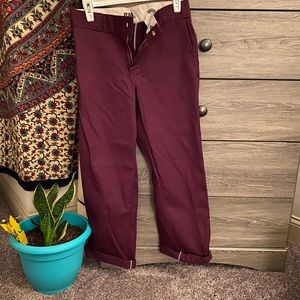 Burgundy dickies original fit